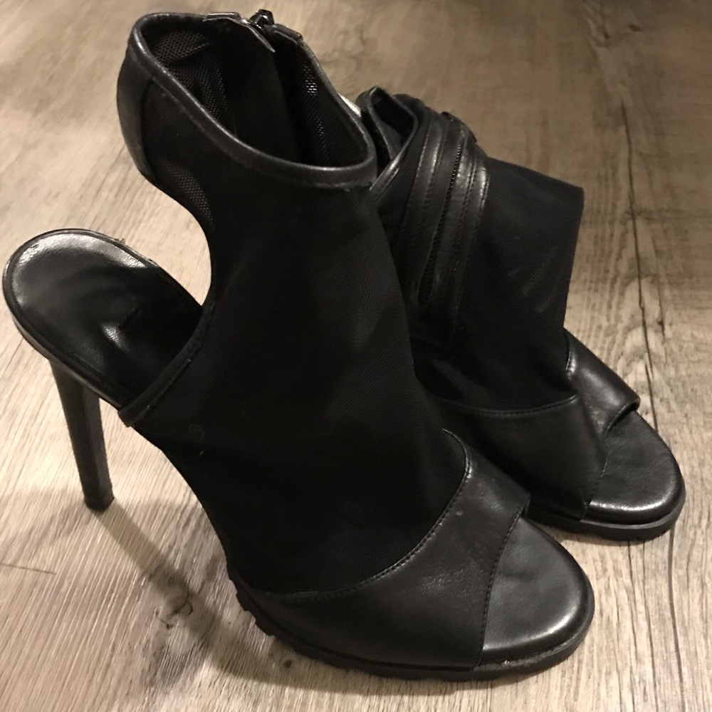 Zara Peep Toe Ankle Boots